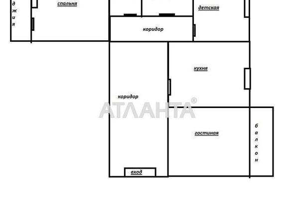 3-rooms apartment apartment by the address st. Marselskaya (area 63 m²) - Atlanta.ua - photo 16