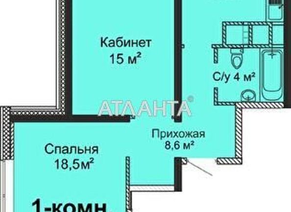 2-rooms apartment apartment by the address st. Varnenskaya (area 60,6 m2) - Atlanta.ua - photo 6