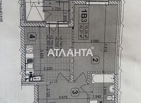 1-room apartment apartment by the address st. Marshala Grechko (area 42,5 m2) - Atlanta.ua - photo 15