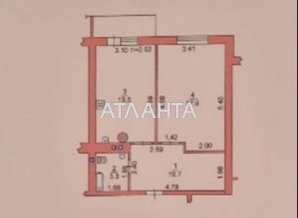 1-кімнатна квартира за адресою вул. Парусна (площа 50 м²) - Atlanta.ua - фото 11