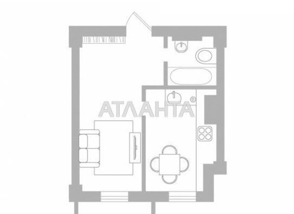 1-кімнатна квартира за адресою Травневий пров. (площа 36,6 м2) - Atlanta.ua - фото 17