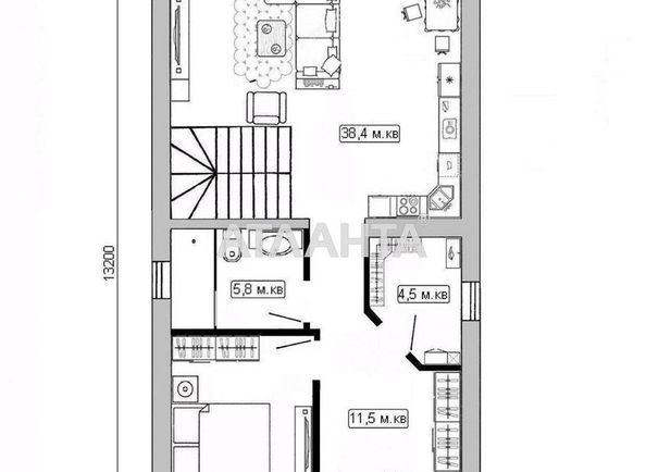 House by the address st. Pilotnaya 40 letiya VLKSM (area 160 m²) - Atlanta.ua - photo 11