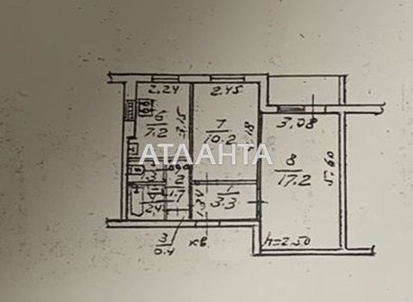 2-rooms apartment apartment by the address st. Kuznetsova kap (area 45,8 m2) - Atlanta.ua - photo 10