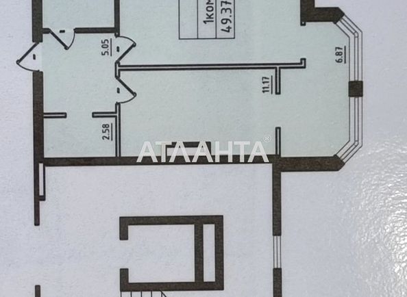 2-кімнатна квартира за адресою вул. Дача ковалевського (площа 49,4 м2) - Atlanta.ua - фото 5