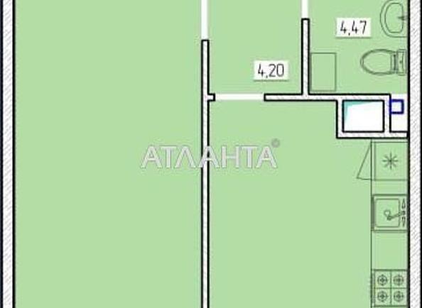 1-комнатная квартира по адресу ул. Жемчужная (площадь 42,4 м²) - Atlanta.ua - фото 10