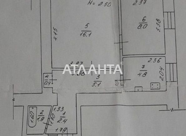 2-rooms apartment apartment by the address st. Mechnikova (area 38,5 m2) - Atlanta.ua - photo 10