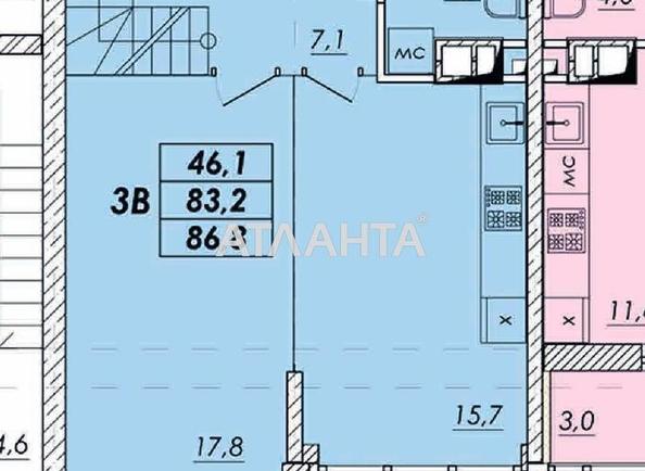 3-кімнатна квартира за адресою вул. Прохорівська (площа 84,4 м²) - Atlanta.ua - фото 29