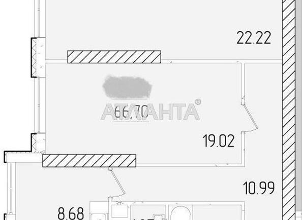2-кімнатна квартира за адресою вул. Краснова (площа 67,3 м²) - Atlanta.ua - фото 4