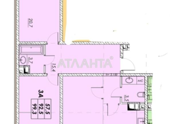 3-комнатная квартира по адресу ул. Прохоровская (площадь 97,5 м2) - Atlanta.ua