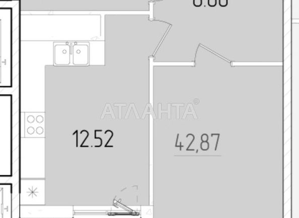 1-room apartment apartment by the address st. Krasnova (area 42,9 m²) - Atlanta.ua - photo 4