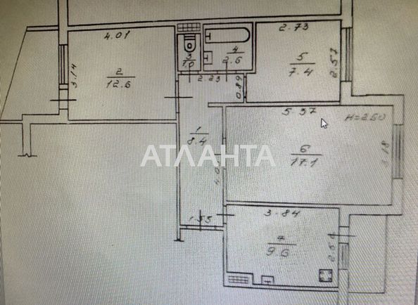 3-rooms apartment apartment by the address st. Vysotskogo (area 65,0 m2) - Atlanta.ua - photo 22
