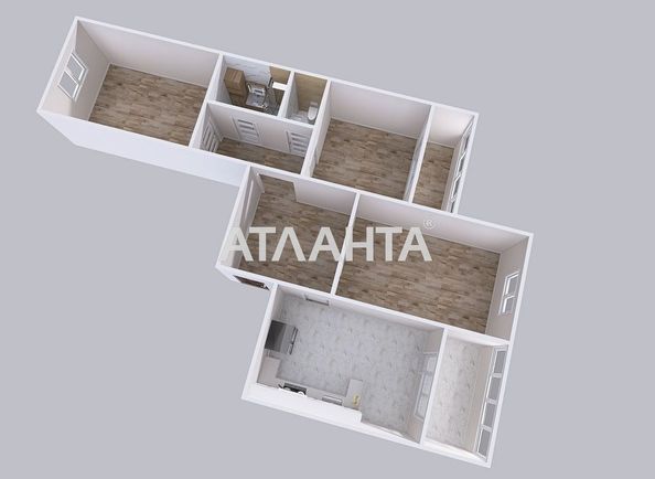 3-кімнатна квартира за адресою проспект Глушкова (площа 95,6 м²) - Atlanta.ua - фото 33