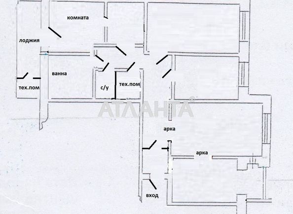 4+-rooms apartment apartment by the address st. Dobrovolskogo pr (area 97,0 m2) - Atlanta.ua - photo 13