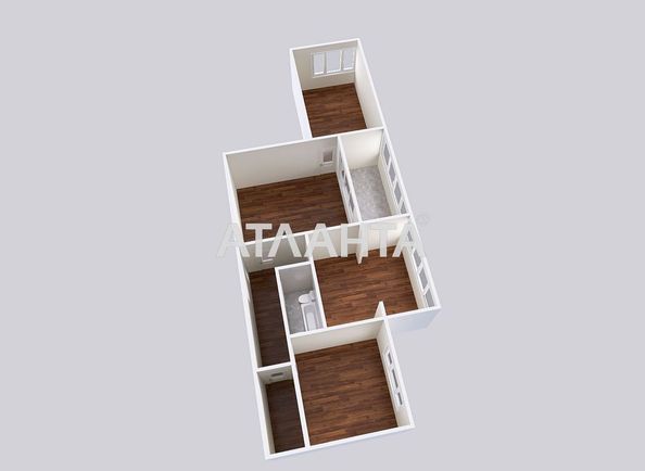 3-rooms apartment apartment by the address st. Bugaevskaya Instrumentalnaya (area 72 m²) - Atlanta.ua - photo 34