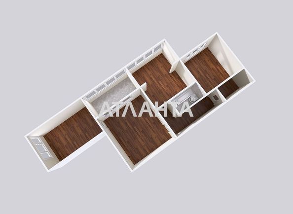 3-rooms apartment apartment by the address st. Bugaevskaya Instrumentalnaya (area 72 m²) - Atlanta.ua - photo 35