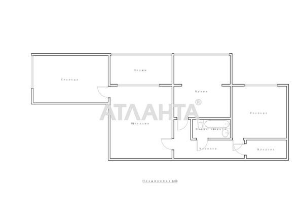 3-комнатная квартира по адресу ул. Бугаевская (площадь 70 м²) - Atlanta.ua - фото 30