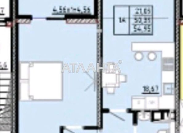 1-кімнатна квартира за адресою вул. Франка Івана (площа 55,0 м²) - Atlanta.ua - фото 4