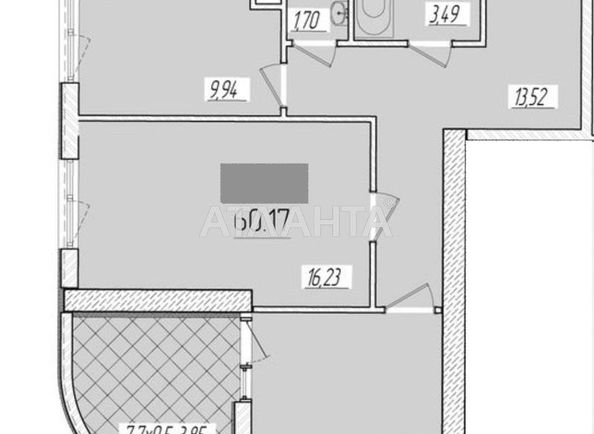 2-rooms apartment apartment by the address st. Krasnova (area 60,1 m²) - Atlanta.ua - photo 9