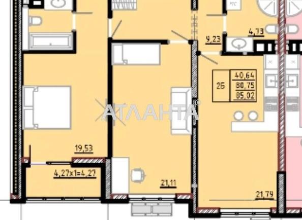 2-кімнатна квартира за адресою вул. Франка Івана (площа 85,0 м²) - Atlanta.ua - фото 5