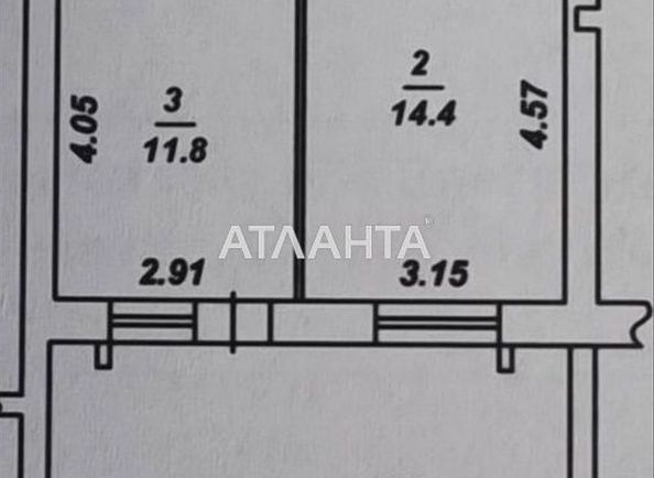 2-rooms apartment apartment by the address st. Promyshlennaya (area 49 m²) - Atlanta.ua - photo 3