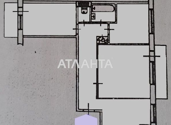 3-комнатная квартира по адресу Добровольского пр. (площадь 67,0 м2) - Atlanta.ua - фото 15
