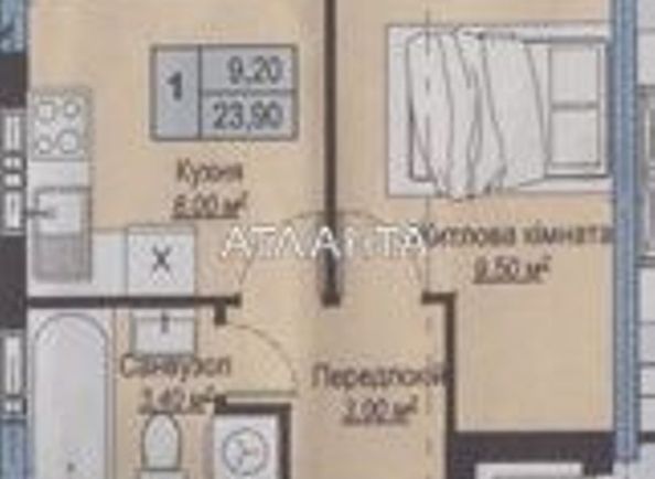 1-кімнатна квартира за адресою вул. Покровська (площа 23,4 м2) - Atlanta.ua - фото 13