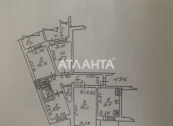 Многокомнатная квартира по адресу ул. Бочарова ген. (площадь 86,0 м2) - Atlanta.ua - фото 9