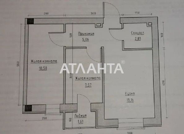 2-комнатная квартира по адресу ул. Спрейса (площадь 41,0 м2) - Atlanta.ua - фото 3