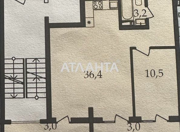 1-комнатная квартира по адресу ул. Боголюбова (площадь 54,4 м2) - Atlanta.ua - фото 7