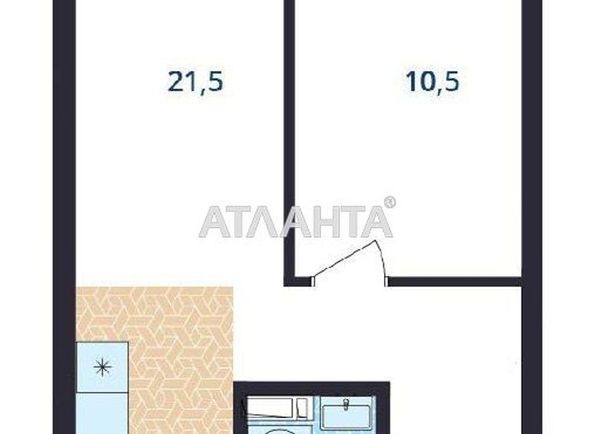 1-комнатная квартира по адресу ул. Боголюбова (площадь 38,0 м2) - Atlanta.ua - фото 6