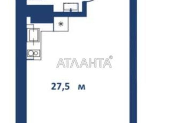 1-кімнатна квартира за адресою вул. Боголюбова (площа 34,2 м2) - Atlanta.ua - фото 18