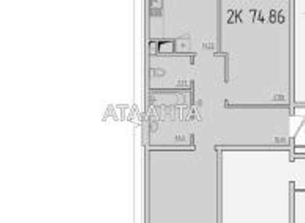 2-rooms apartment apartment by the address st. Zhemchuzhnaya (area 74,5 m2) - Atlanta.ua - photo 6