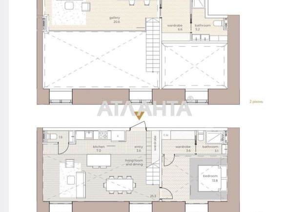 1-room apartment apartment by the address st. Gogolya (area 90,3 m2) - Atlanta.ua - photo 3