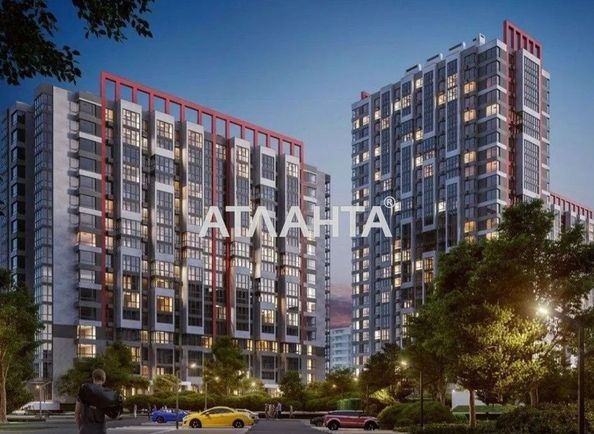 1-room apartment apartment by the address st. Oleksandra Olesya (area 40,8 m2) - Atlanta.ua