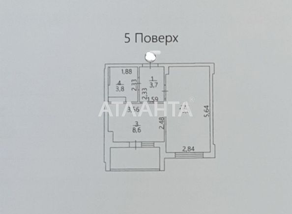 1-room apartment apartment by the address st. Evropeyskaya (area 34,1 m2) - Atlanta.ua - photo 17