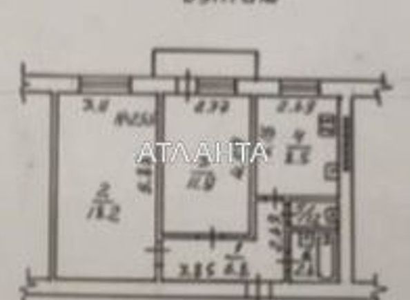 2-комнатная квартира по адресу ул. Шелухина Сергея (площадь 50,0 м2) - Atlanta.ua - фото 12