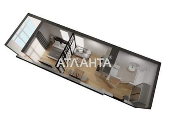 1-кімнатна квартира за адресою вул. Франка Івана (площа 33,3 м²) - Atlanta.ua - фото 12