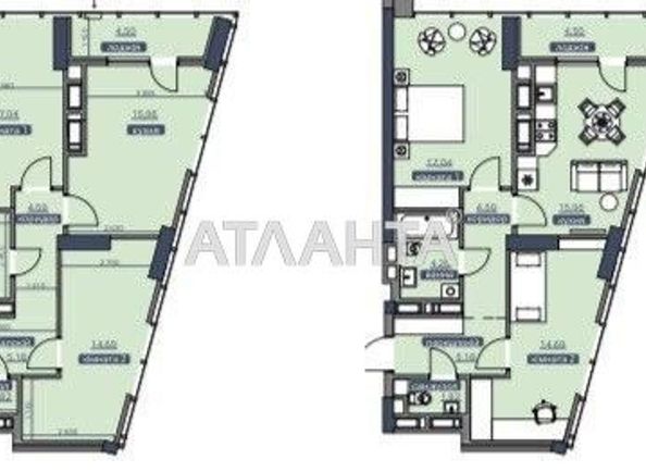 2-rooms apartment apartment by the address st. Zabolotnogo (area 69,4 m2) - Atlanta.ua - photo 12