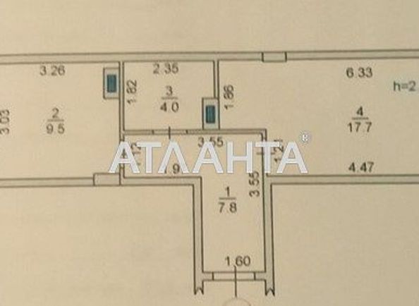 1-room apartment apartment by the address st. 1 maya (area 41,8 m2) - Atlanta.ua - photo 2