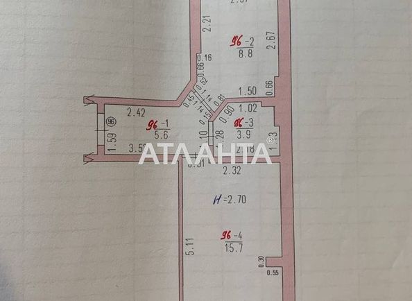 1-room apartment apartment by the address st. Torgovaya (area 34,0 m2) - Atlanta.ua - photo 10