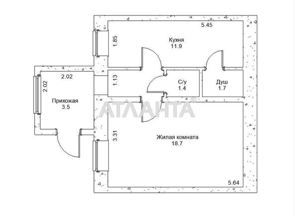 1-room apartment apartment by the address st. Nezhinskaya Frantsa Meringa (area 40 m²) - Atlanta.ua - photo 16