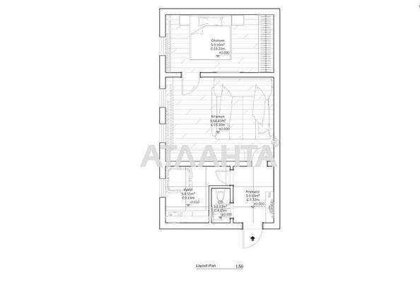 2-rooms apartment apartment by the address st. Vatmanskiy per (area 33 m²) - photo 10 2-rooms apartment apartment by the address st. Vatmanskiy per (area 33 m²) - Atlanta.ua - photo 10