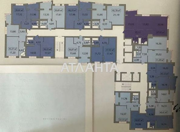 1-комнатная квартира по адресу ул. Евгения Пикуса (площадь 40,4 м2) - Atlanta.ua - фото 3