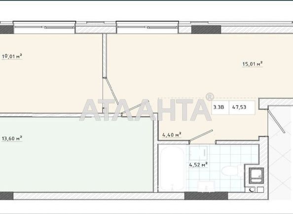 2-rooms apartment apartment by the address st. Truskavetskaya ul (area 48,0 m2) - Atlanta.ua - photo 6