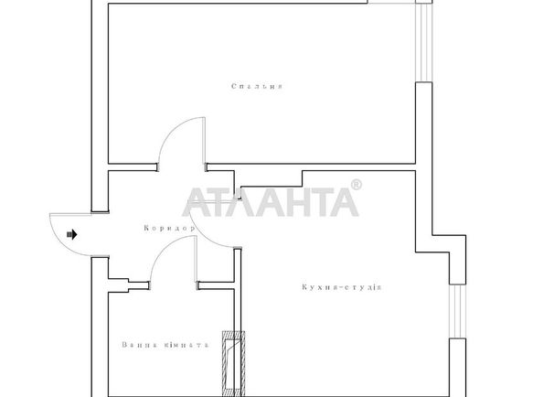 1-кімнатна квартира за адресою вул. Максимовича (площа 44 м²) - Atlanta.ua - фото 18