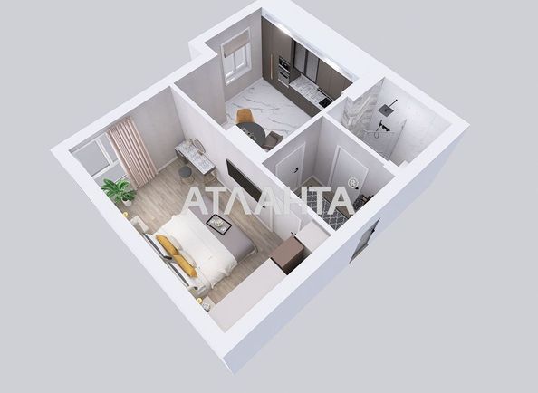 1-кімнатна квартира за адресою вул. Максимовича (площа 44 м²) - Atlanta.ua - фото 17