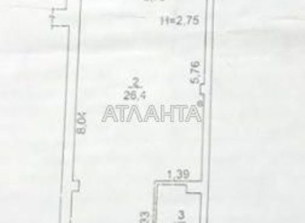 1-комнатная квартира по адресу ул. Бочарова ген. (площадь 35,4 м²) - Atlanta.ua - фото 12