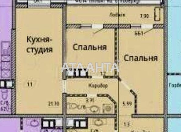 2-rooms apartment apartment by the address st. Shevchenko pr (area 80,0 m2) - Atlanta.ua - photo 19