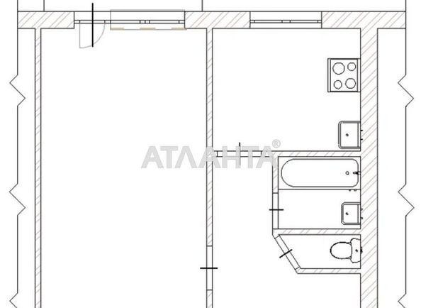 1-room apartment apartment by the address st. Kirpichno zavodskaya (area 31,0 m2) - Atlanta.ua