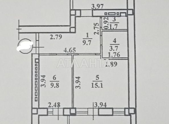 2-rooms apartment apartment by the address st. Tsvetaeva gen (area 61,9 m²) - Atlanta.ua - photo 23